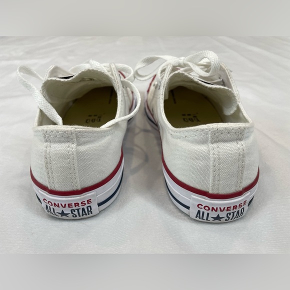 Converse White Chuck Taylor All Star Unisex Low Top Shoe US size 5.5 - Picture 5 of 13